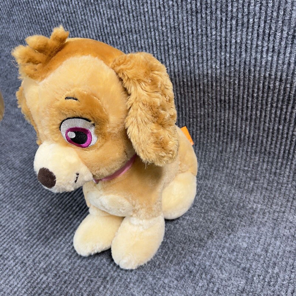 Build A Bear 12” Plush Paw Patrol Skye Girl Brown Dog Stuffed Animal Embroidered